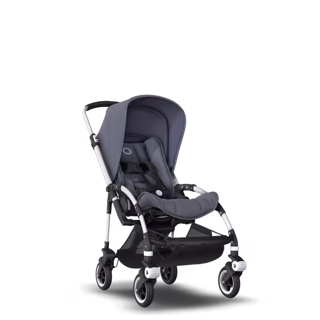 Bugaboo Bee 5 travel system steel blue sun canopy, steel blue fabrics, aluminium base - Main Image Slide 6 of 15