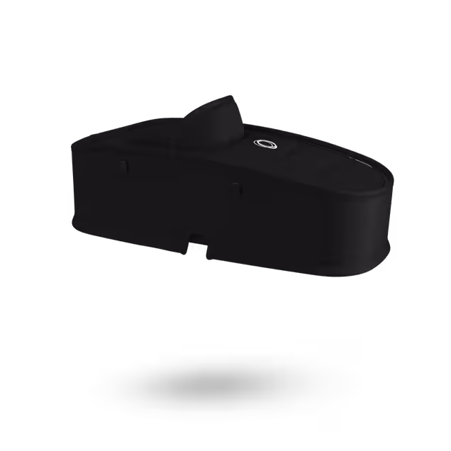 Bugaboo Bee3 carrycot tailored fabric set UK BLACK - Main Image Slide 1 of 8