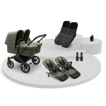 Bugaboo Donkey 5 Twin Barnvagnspaket Bas