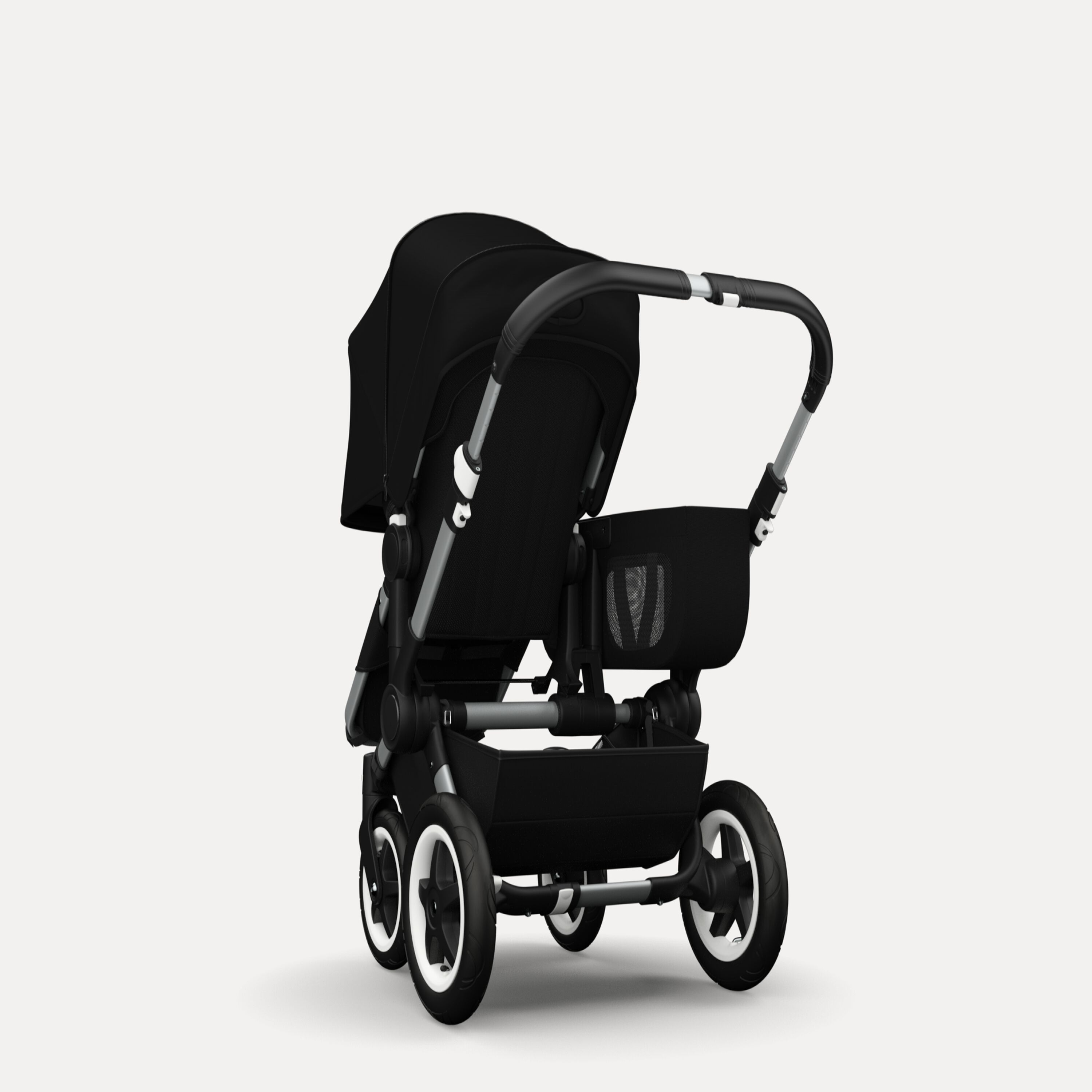 Refurbished Bugaboo Donkey Mono complete ALU/BLACK-BLACK - Main Modal Image Slide 6 van 8