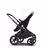 Bugaboo Fox 2 Seat and Bassinet Stroller Fresh white sun canopy, Black style set, black chassis - Thumbnail Slide 6 of 6