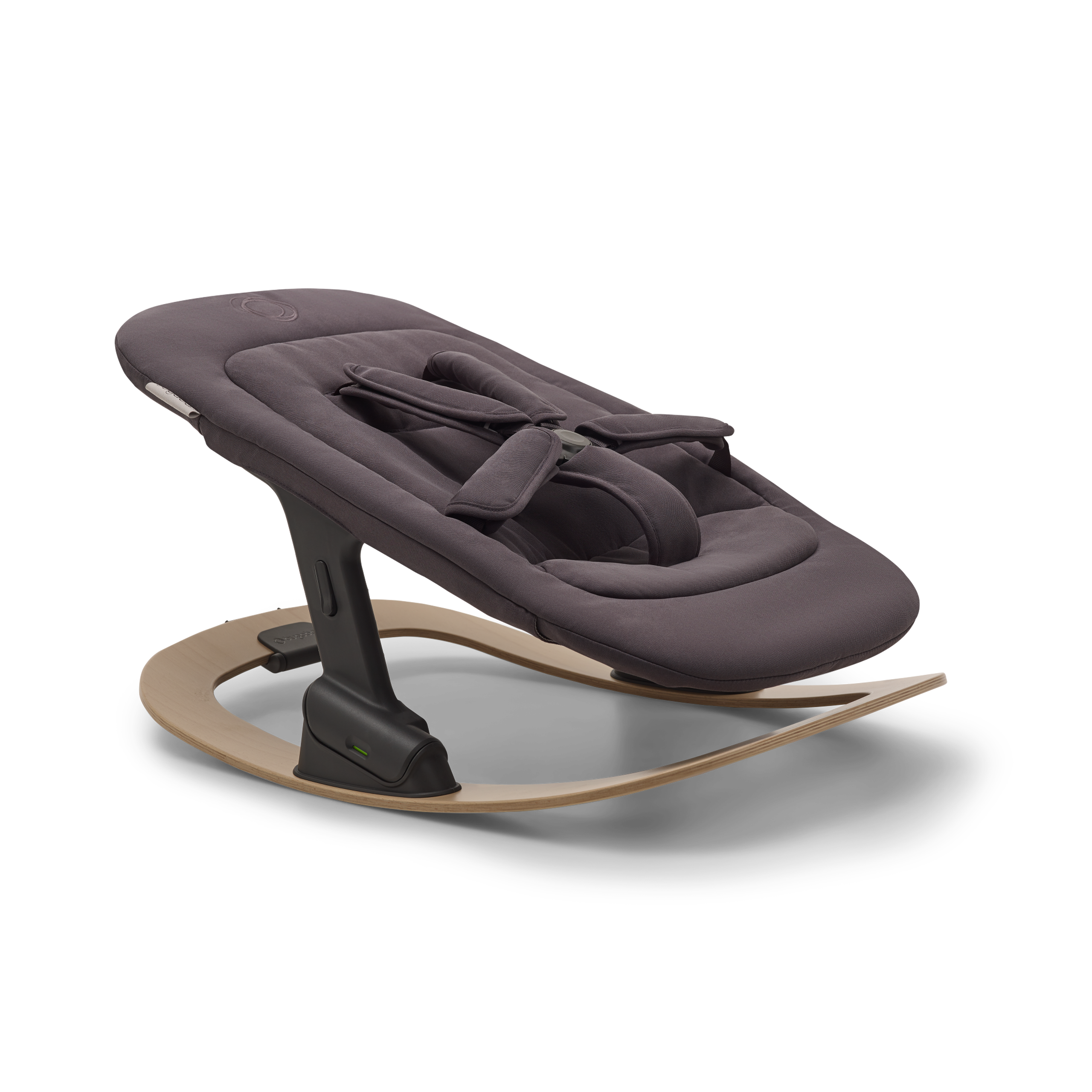 Bugaboo Giraffe dark grey newborn set on the rocker frame. - Thumbnail Slide 3 of 3