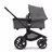 Bugaboo Fox 5 bassinet and seat stroller black base, grey melange fabrics, grey melange sun canopy - Thumbnail Slide 2 of 8