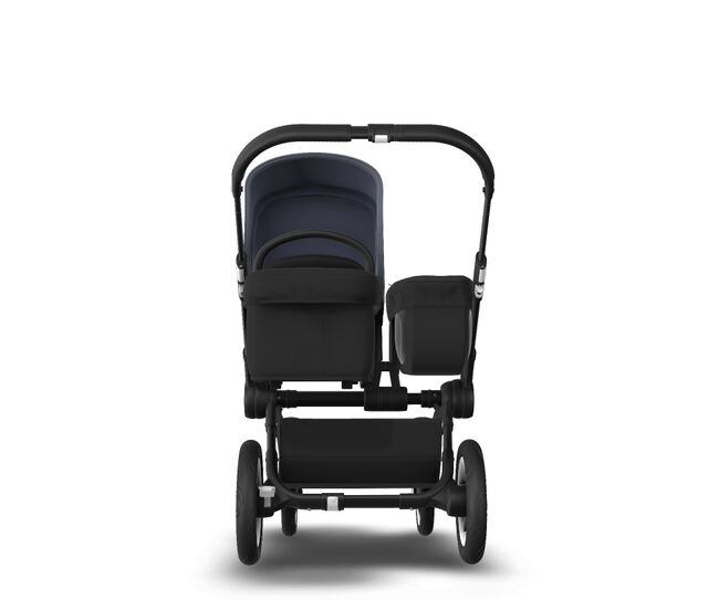 US - D2M stroller bundle, black, black, steel blue - Main Image Slide 4 of 4