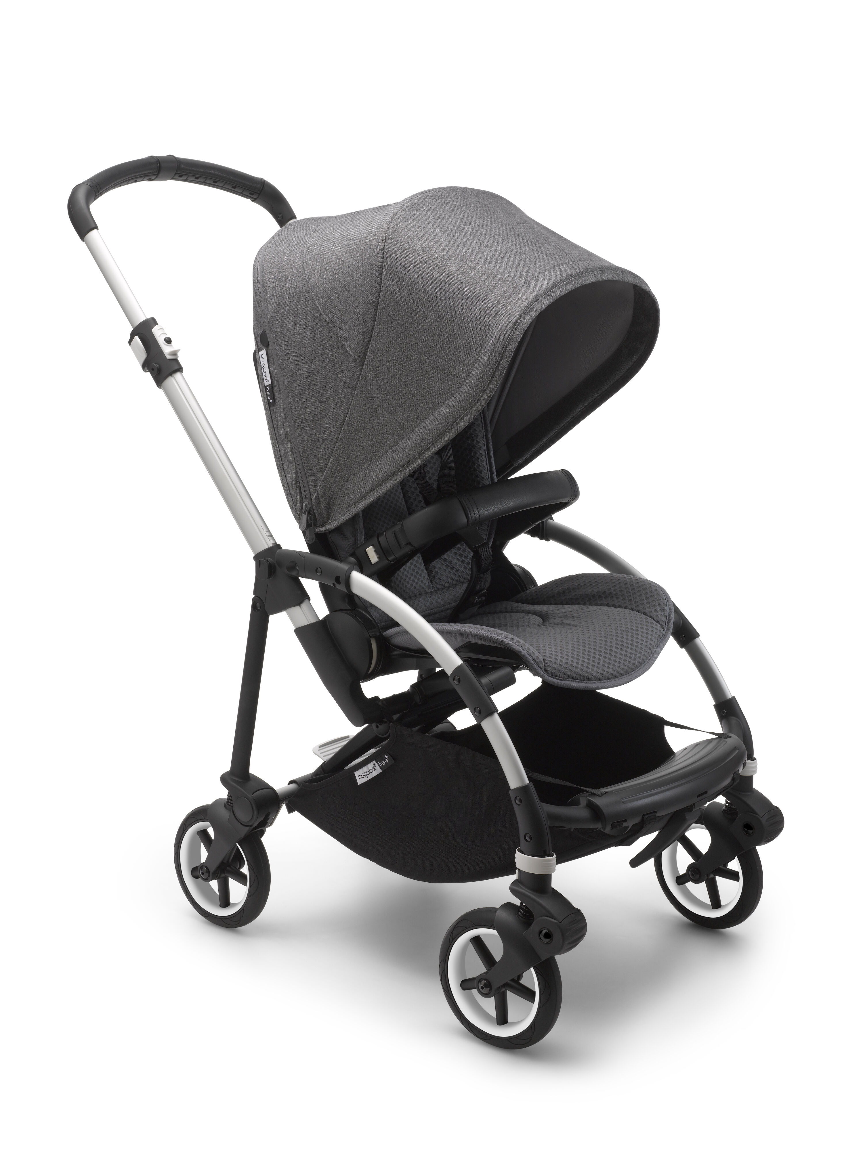 Bugaboo Bee6 complete RW fabric NA ALU/GREY-GREY MELANGE - Main Modal Image Slide 3 of 3