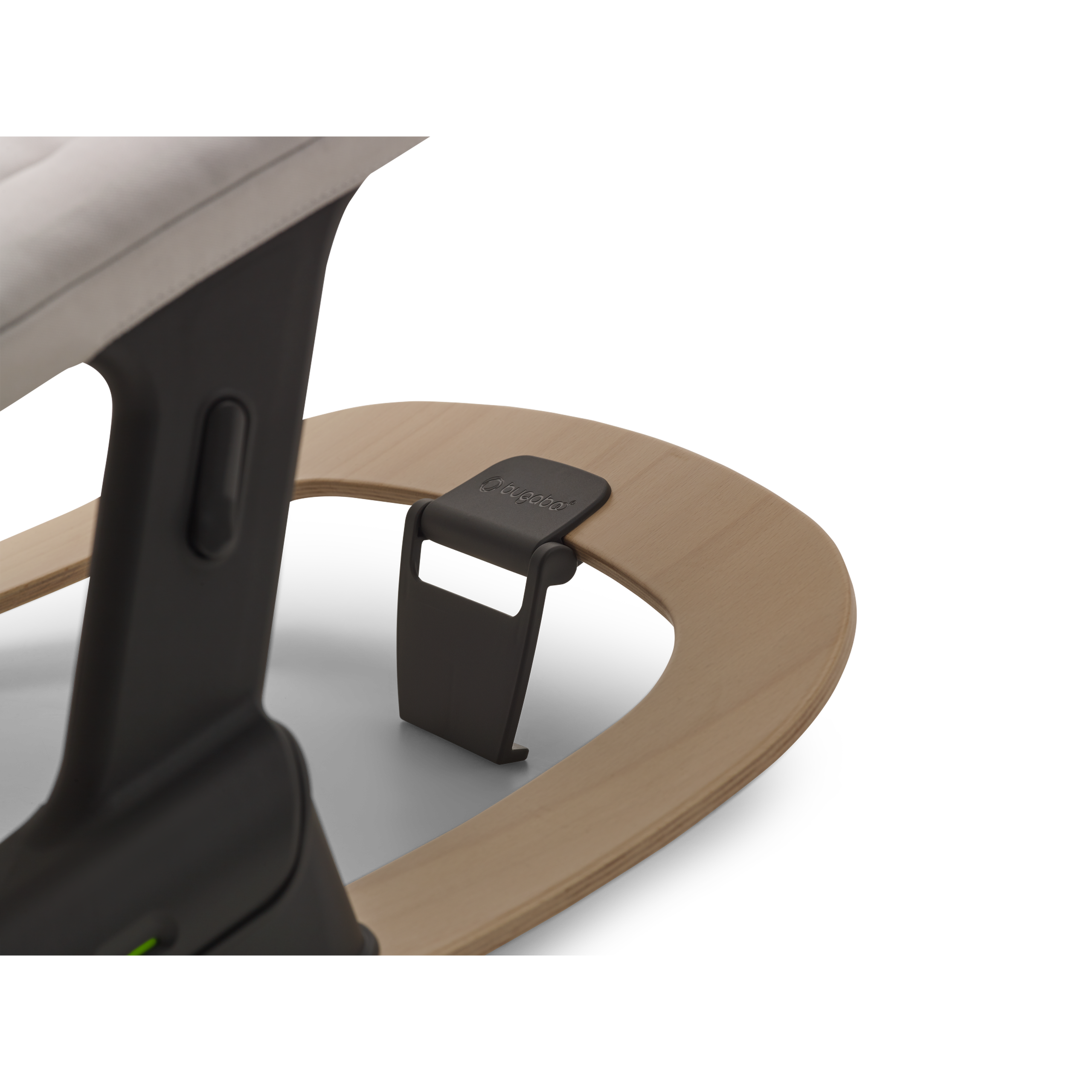 Close up of the parkstand on the Bugaboo Giraffe rocker frame. - Thumbnail Slide 3 of 5