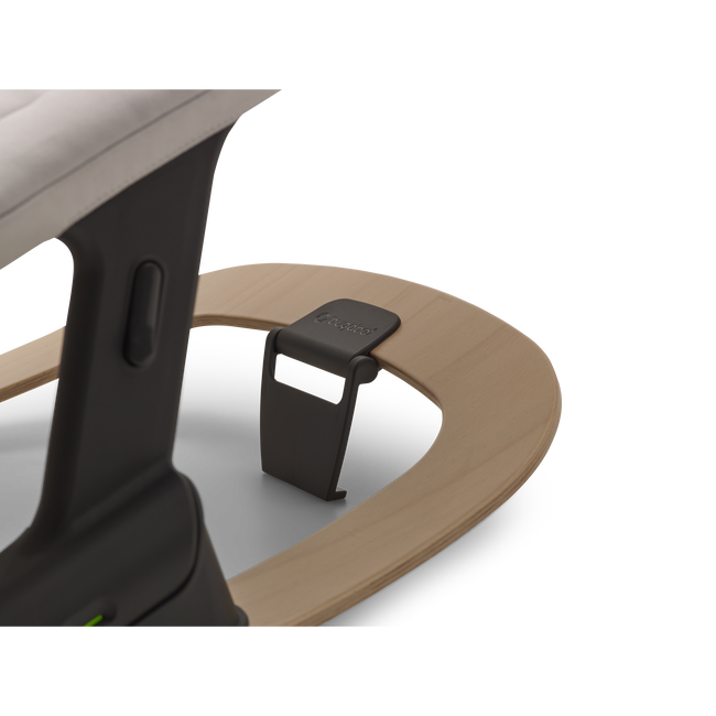 Close up of the parkstand on the Bugaboo Giraffe rocker frame.