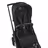 Bugaboo Dragonfly Plus seat stroller graphite base, heritage black fabrics, misty white sun canopy - Thumbnail Slide 9 of 11