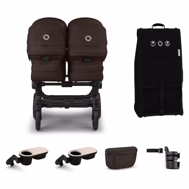 Bugaboo Donkey 6 twin stroller Travel-ready Bundle - Main Image Slide 1 of 6