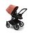 Refurbished Bugaboo Donkey 5 Mono bassinet and seat stroller black base, midnight black fabrics, sunrise red sun canopy - Thumbnail Slide 10 of 10