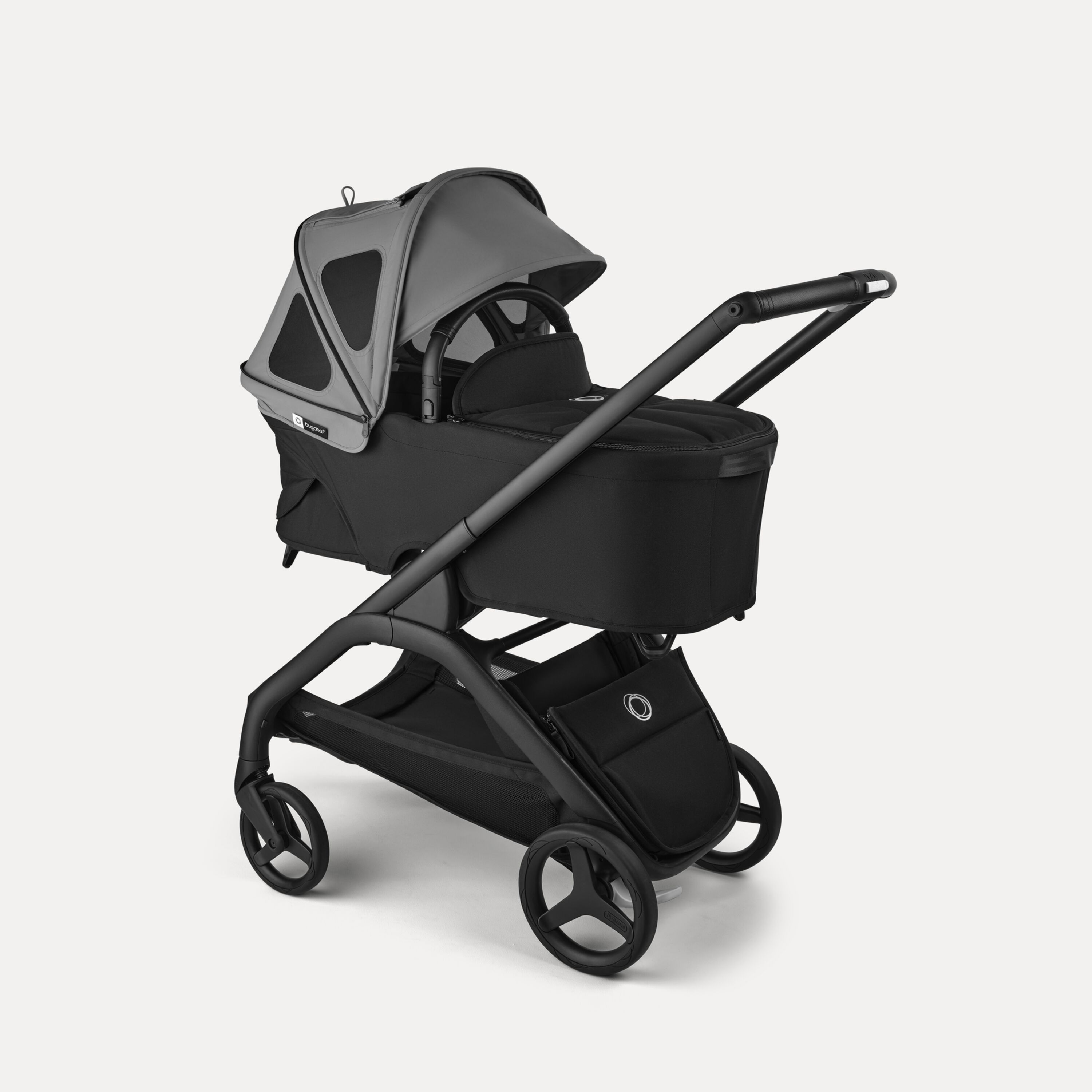 Bugaboo Dragonfly breezy sun canopy MOON GREY - Main Modal Image Slide 3 of 4