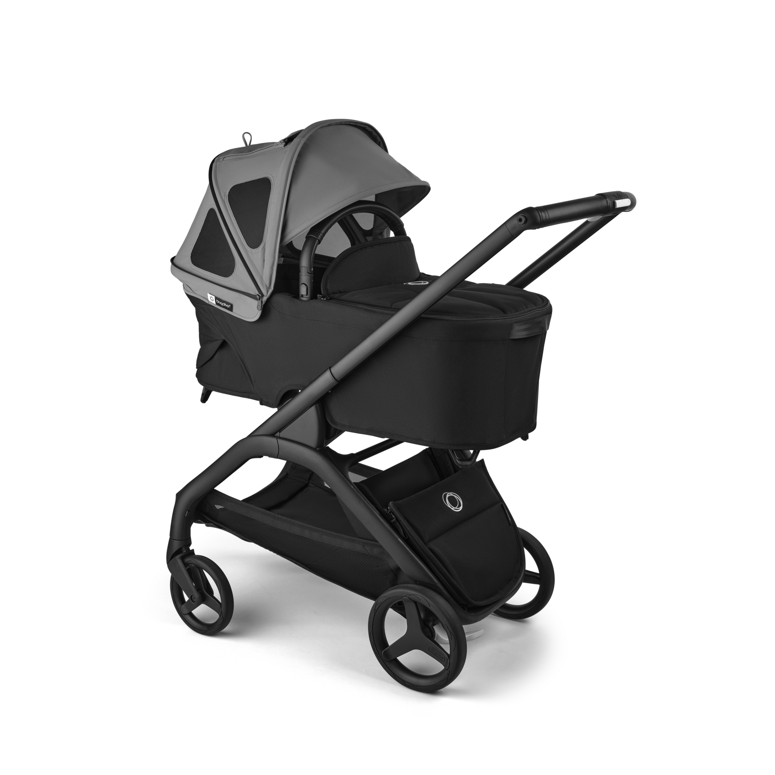 Bugaboo Dragonfly breezy sun canopy MOON GREY - Thumbnail Slide 3 of 5