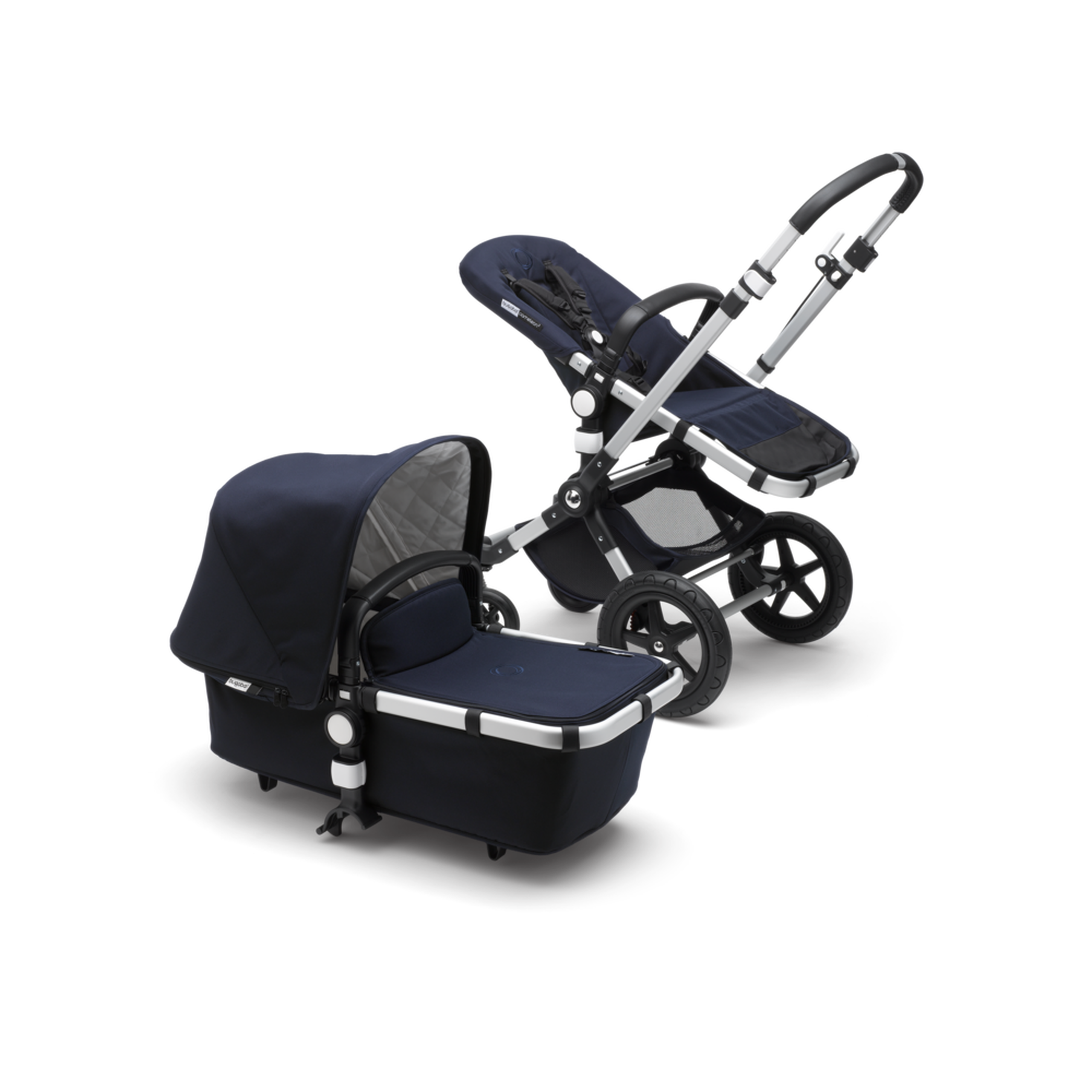 UK - Bugaboo Cameleon 3 Plus Classic aluminium dark navy - Thumbnail Slide 2 of 2