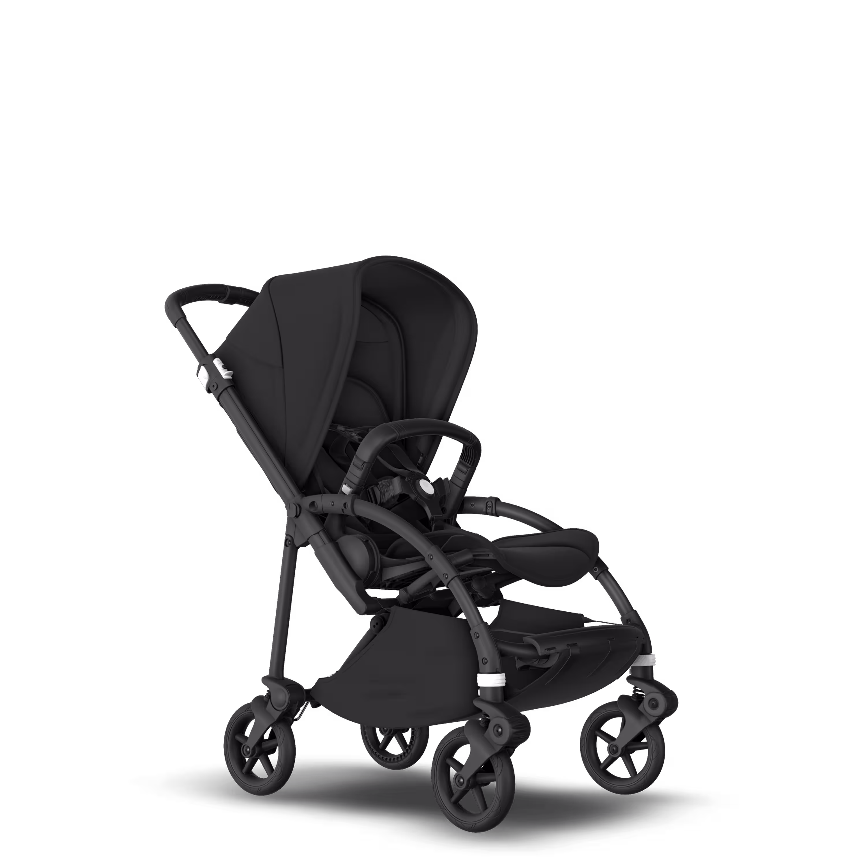 Bugaboo Bee 6 seat and carrycot pushchair black sun canopy, black fabrics, black base - Main Modal Image Slide 2 of 3