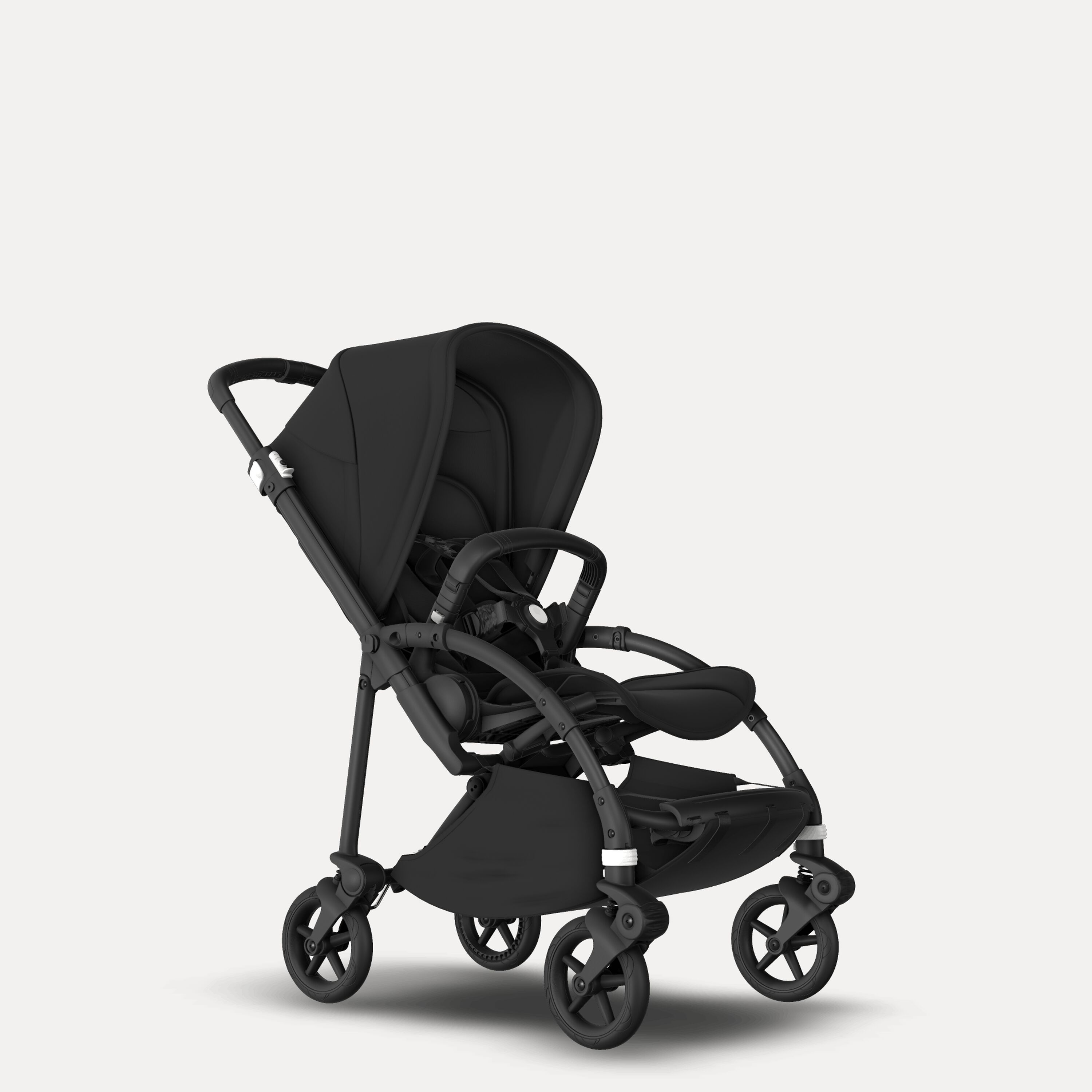 Bugaboo Bee 6 seat and carrycot pushchair black sun canopy, black fabrics, black base - Main Modal Image Slide 2 of 3