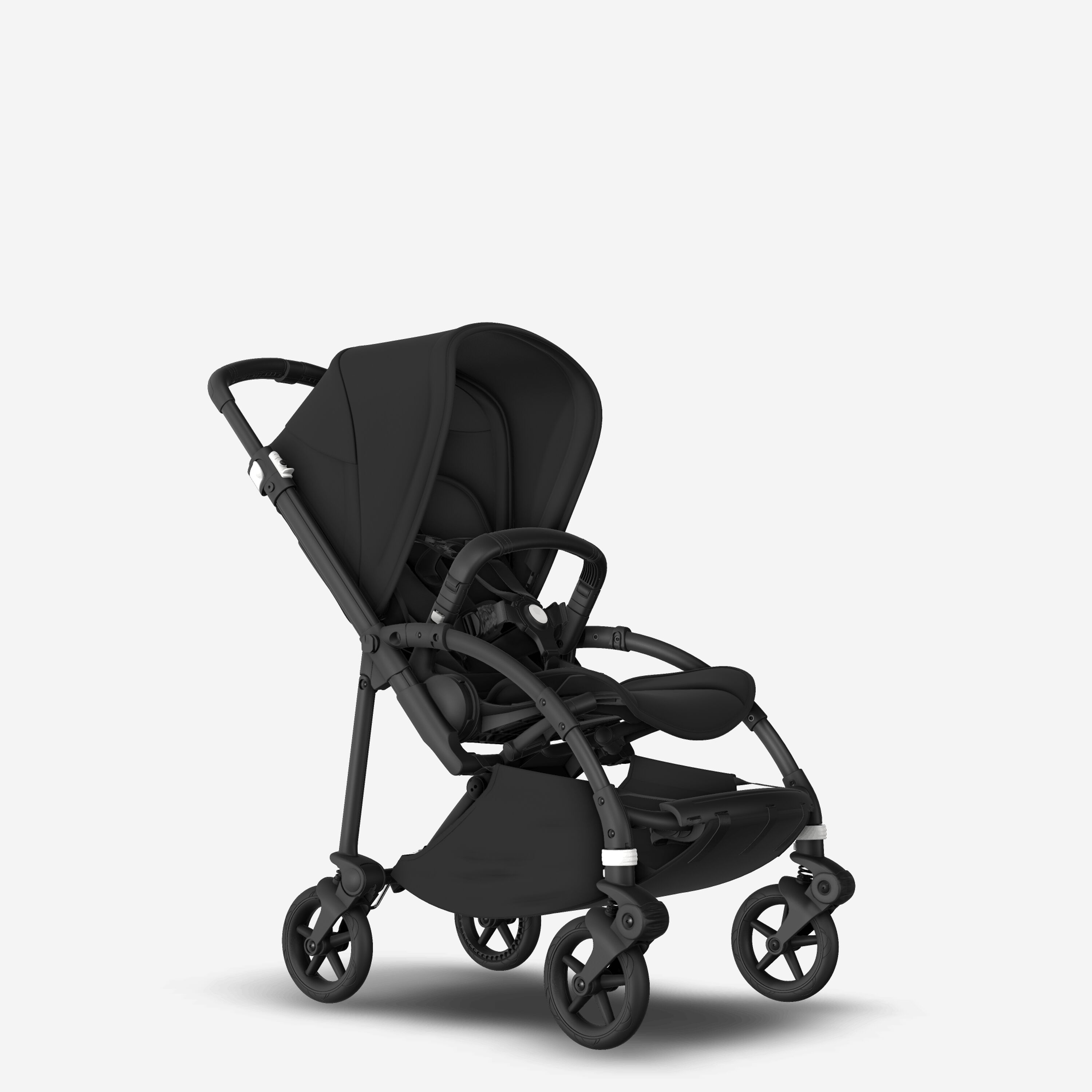 Bugaboo Bee 6 seat and carrycot pushchair black sun canopy, black fabrics, black base - Main Modal Image Slide 2 of 3