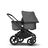 Bugaboo Fox 2 seat and bassinet stroller grey melange sun canopy, grey melange fabrics, black chassis - Thumbnail Slide 7 van 10