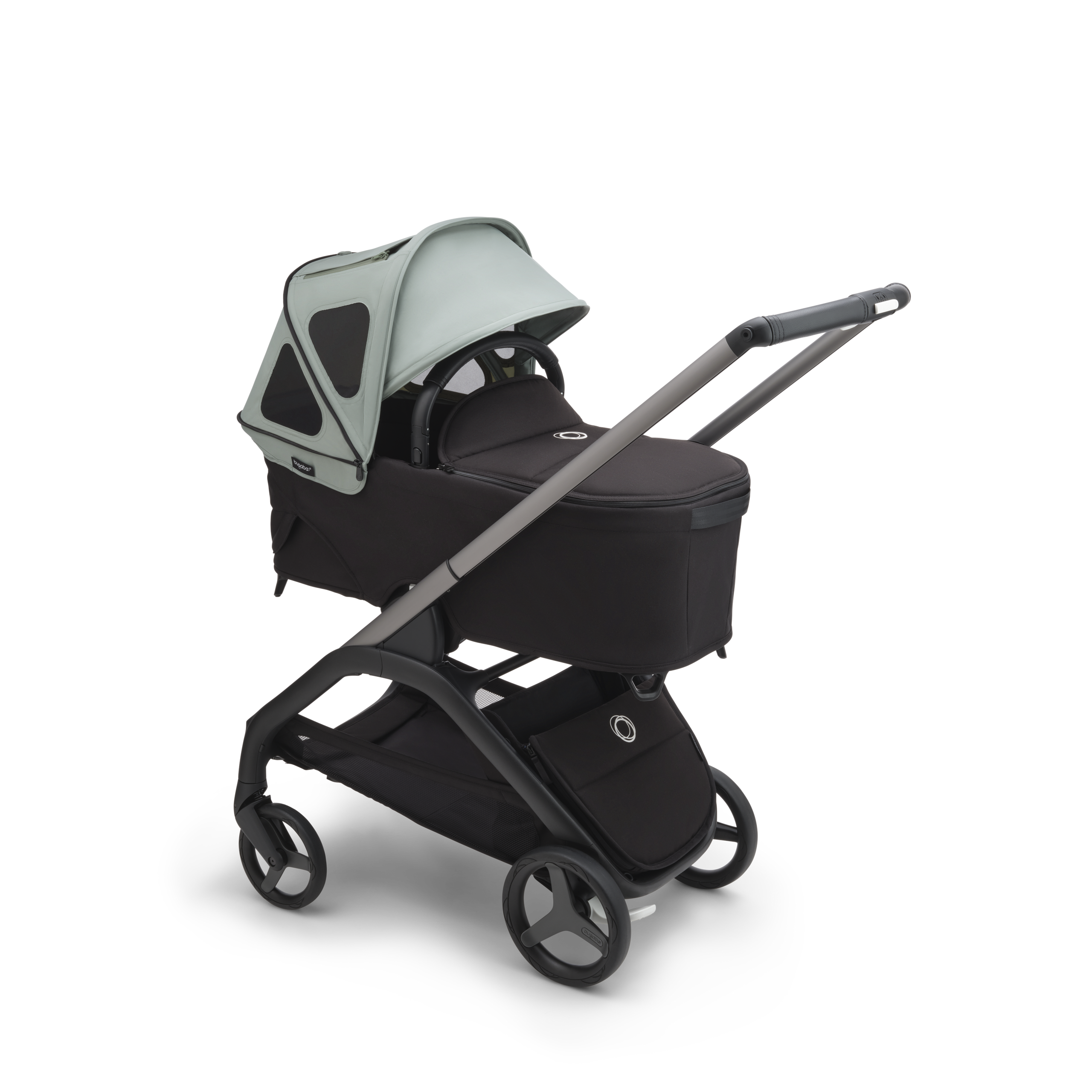 Bugaboo Dragonfly breezy sun canopy PINE GREEN - Thumbnail Slide 3 of 5