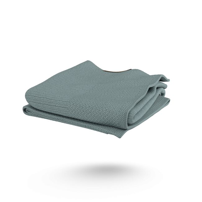 Bugaboo Soft Wool Blanket PETROL BLUE MELANGE - Main Image Slide 5 of 8