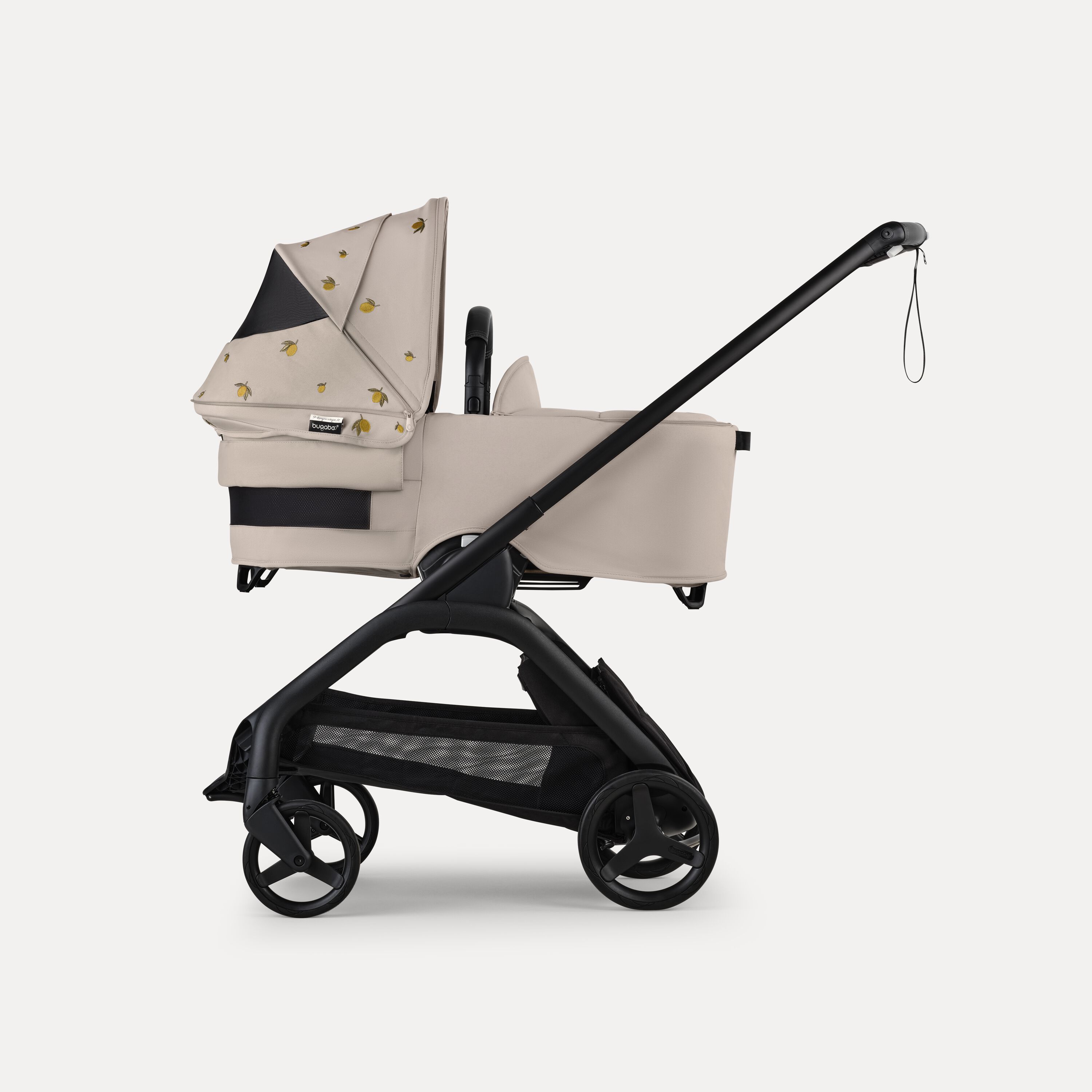 Bugaboo x Konges SlØjd limited edition Dragonfly 2-in-1 stroller black base, desert taupe melange fabrics, desert taupe melange sun canopy - Main Modal Image Slide 3 of 14