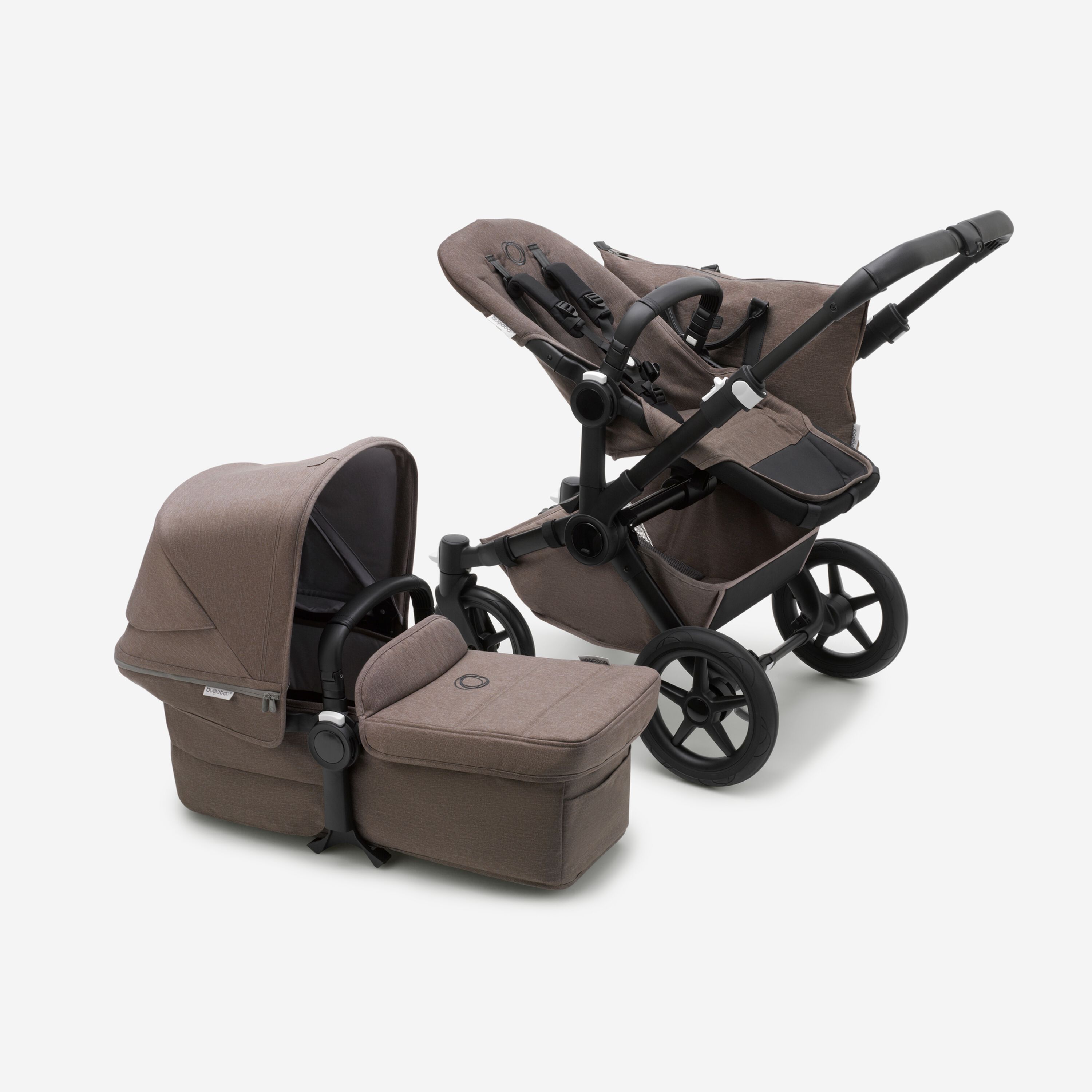 Refurbished Bugaboo Donkey 5 Mineral Mono complete BLACK/TAUPE - Main Modal Image Slide 4 of 5
