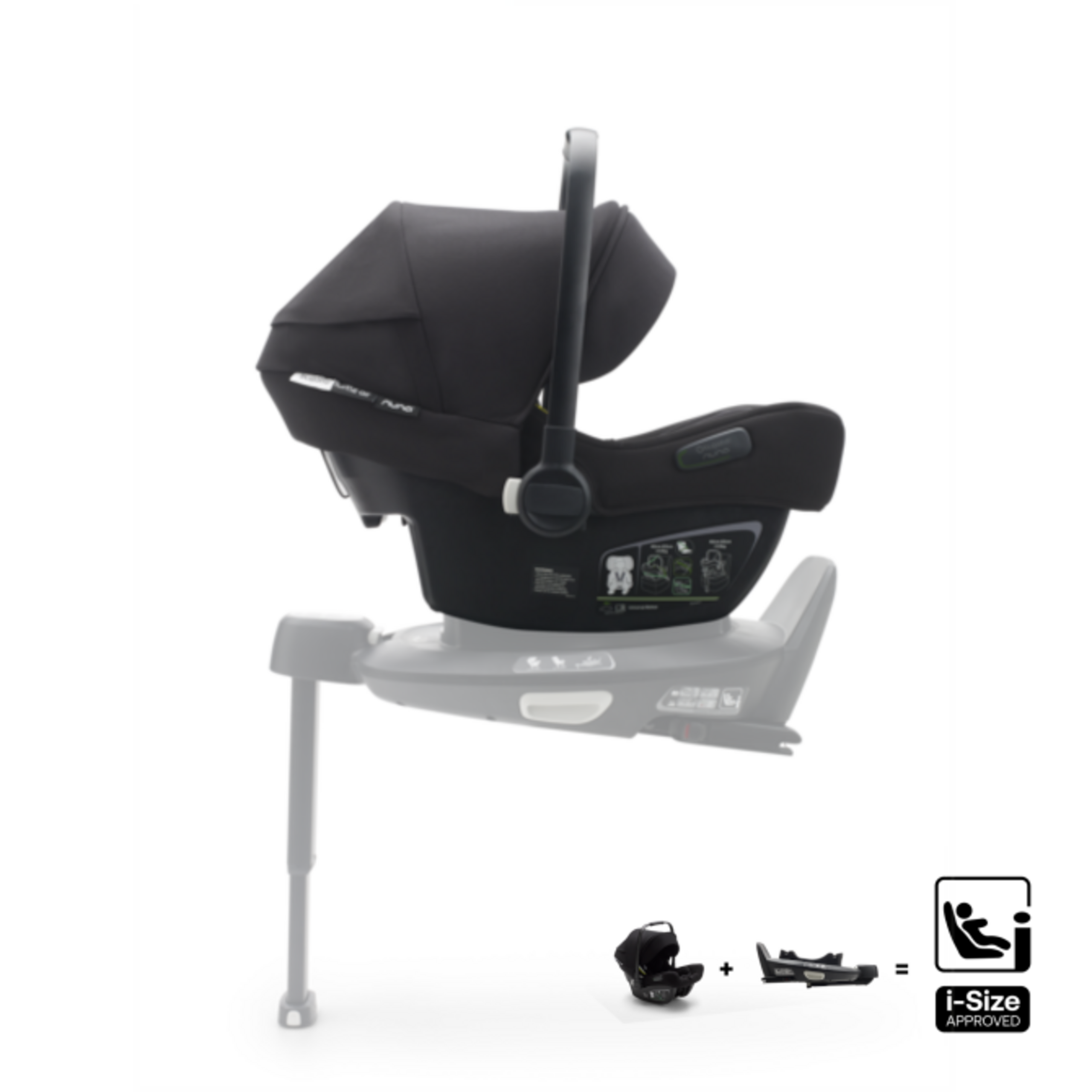 Bugaboo Turtle Air by Nuna car seat BLACK Double - Thumbnail Slide 2 of 6