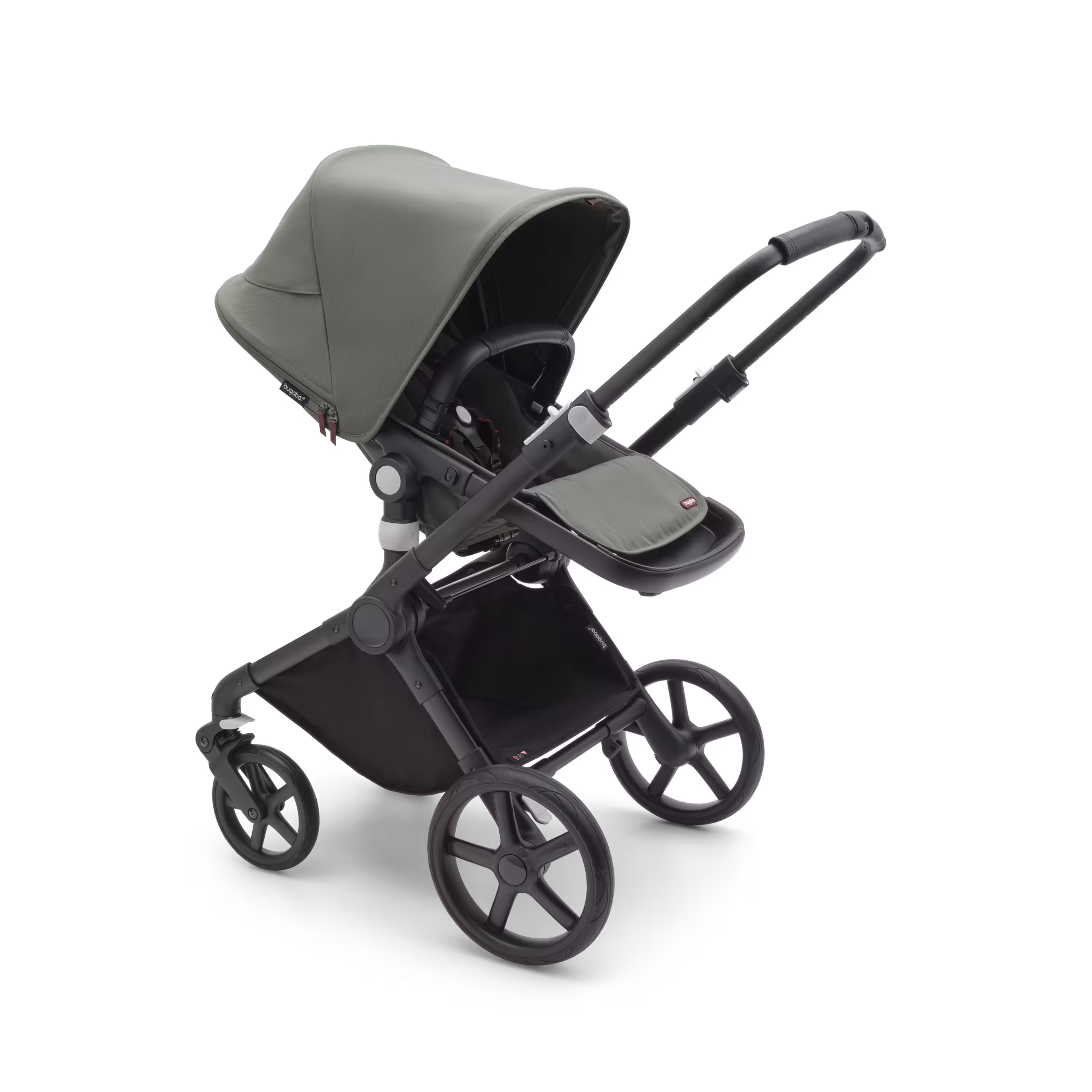 Refurbished Bugaboo Fox Cub complete BLACK/FOREST GREEN-FOREST GREEN - Main Modal Image Slide 2 van 10