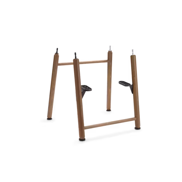 Bugaboo Giraffe front & rear leg assembly WARM WOOD - Main Image Slide 1 van 2