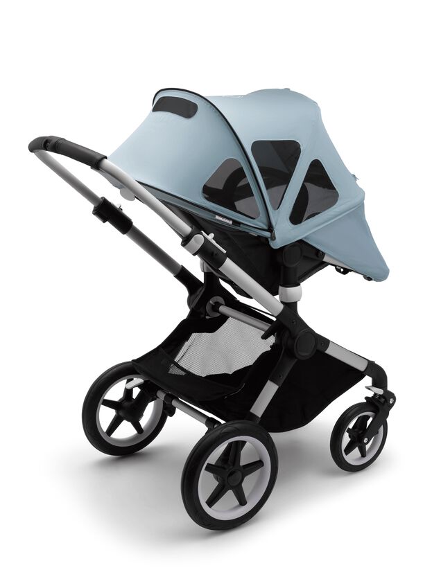 Refurbished Bugaboo Fox2/Cameleon3 breezy sun canopy VAPOR BLUE - Main Image Slide 3 of 22