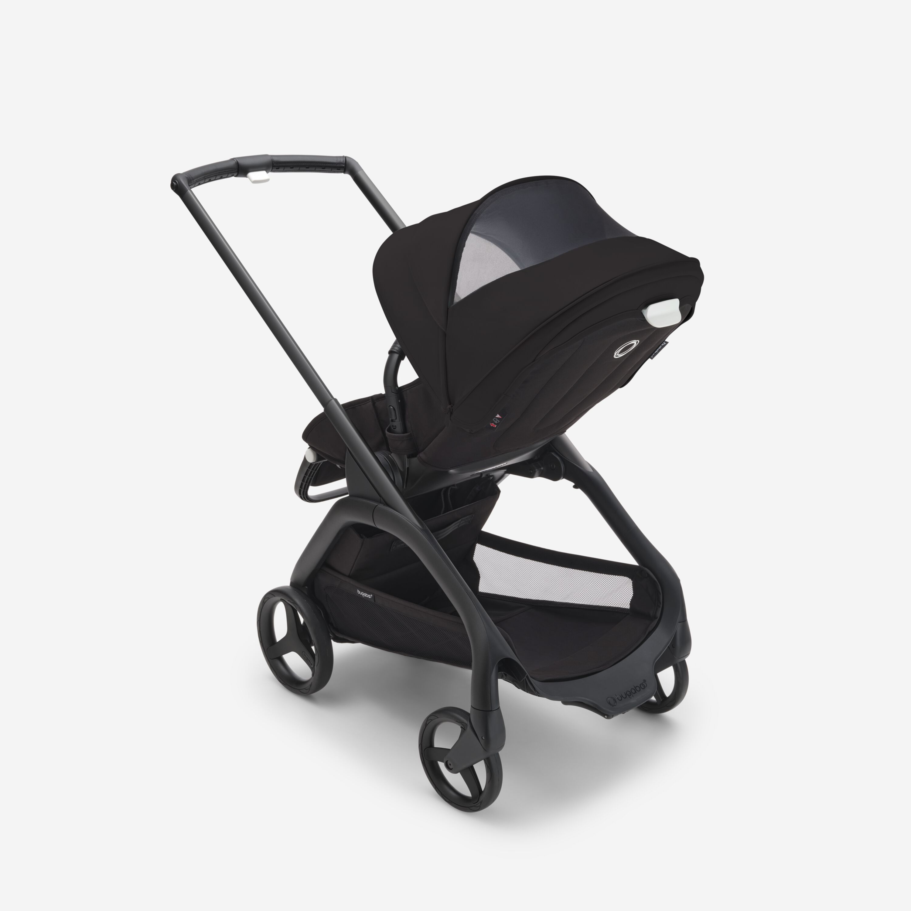 Bugaboo x Konges SlØjd limited edition Dragonfly seat stroller black base, desert taupe melange fabrics, desert taupe melange sun canopy - Main Modal Image Slide 11 of 16