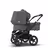 Bugaboo Donkey 3 Duo travel system grey melange sun canopy, grey melange fabrics, black base - Thumbnail Slide 5 of 14