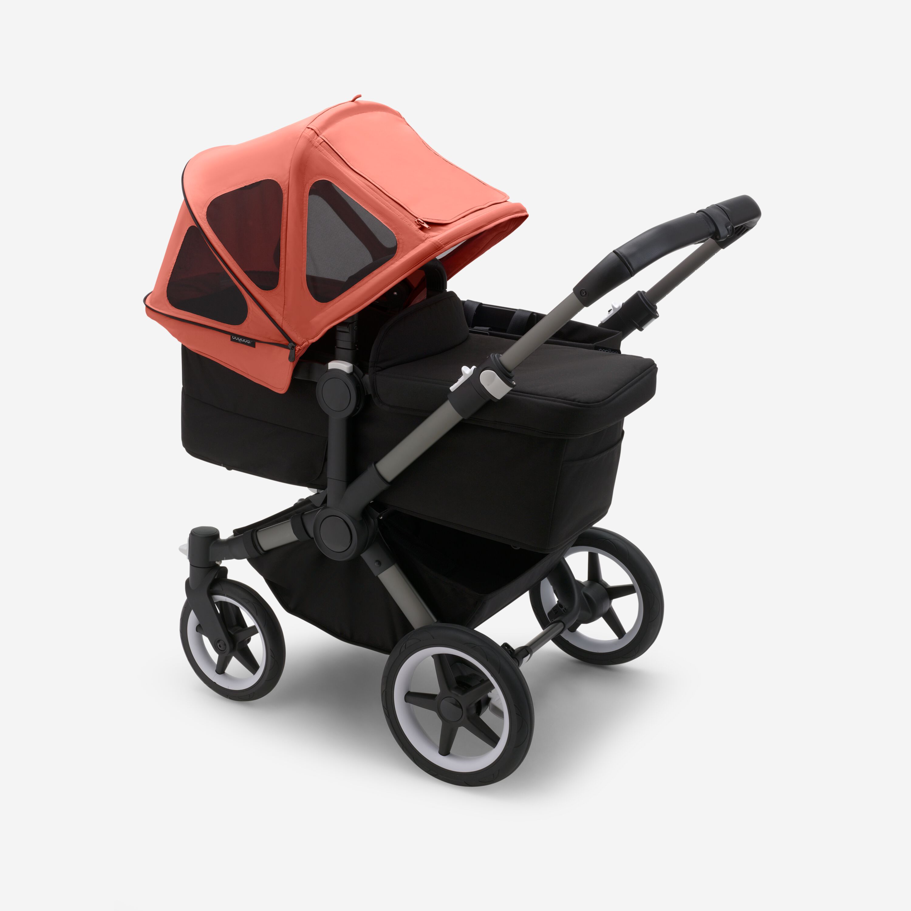 Refurbished Bugaboo Donkey breezy sun canopy Sunrise red - Main Modal Image Slide 3 of 4