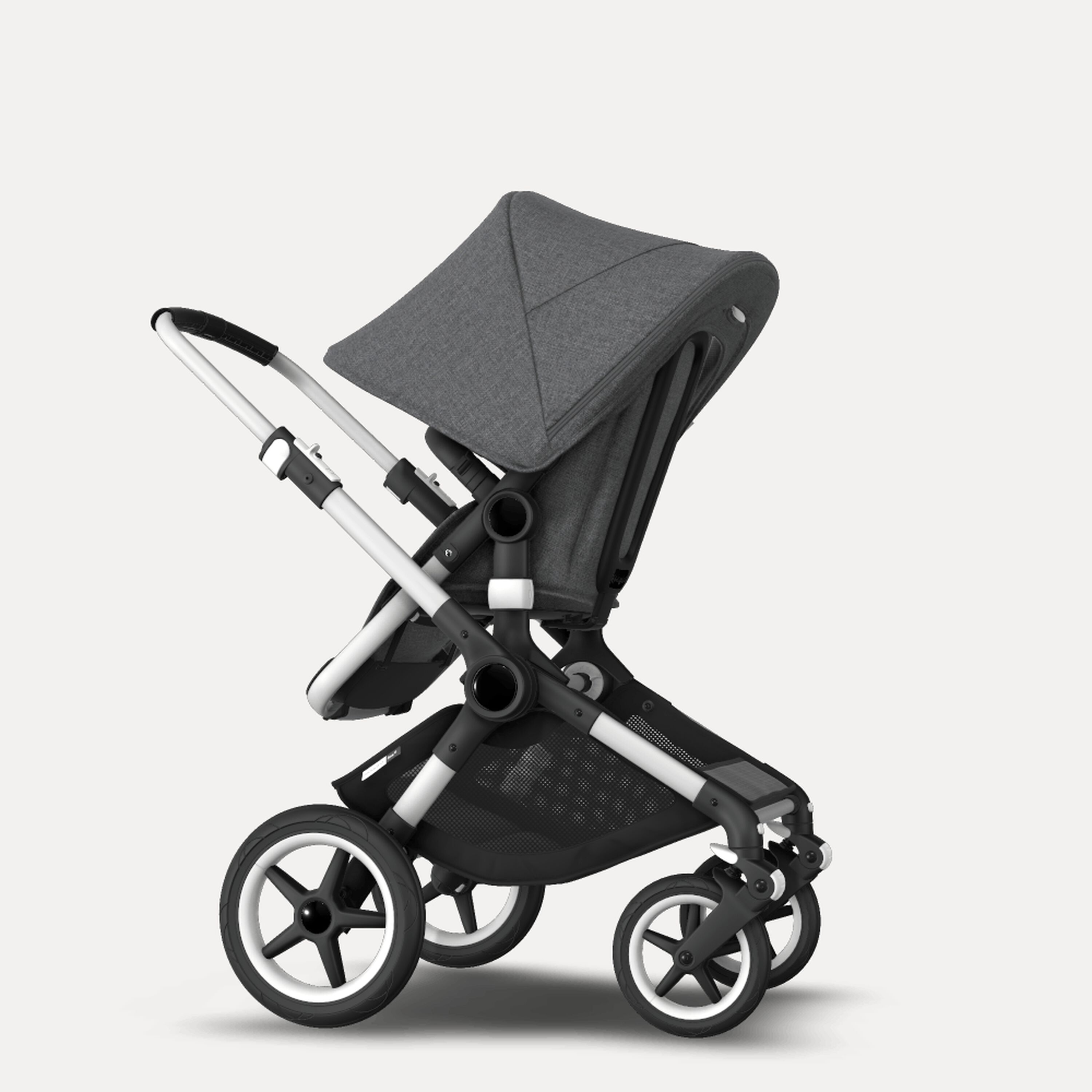 Refurbished Bugaboo Fox2 complete ALU/GREY MELANGE-GREY MELANGE - Main Modal Image Slide 9 of 10