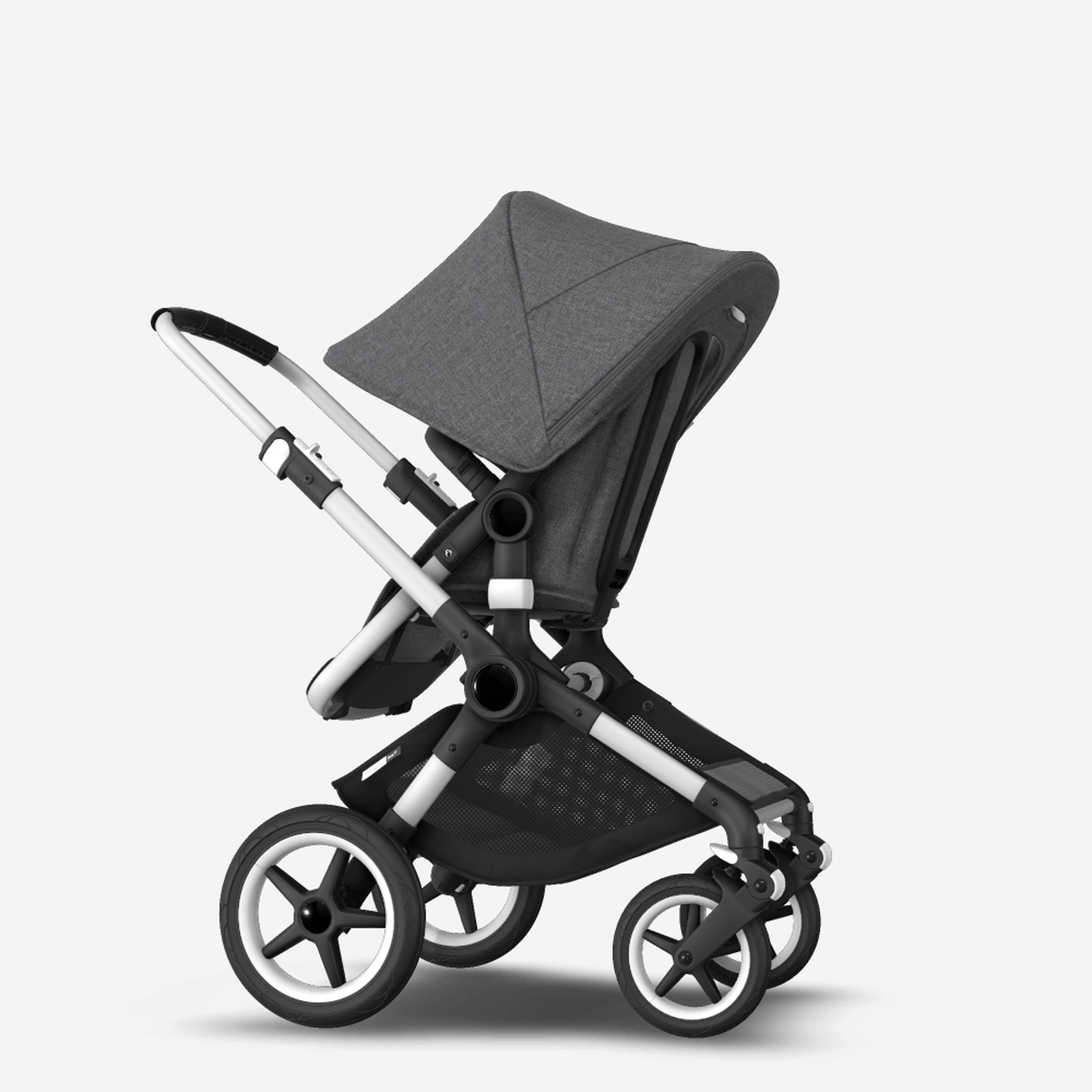 Refurbished Bugaboo Fox2 complete ALU/GREY MELANGE-GREY MELANGE - Main Modal Image Slide 9 of 10