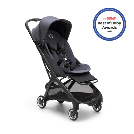 Bugaboo Butterfly stroller. In a corner is a logo with the text: The Bump - Best of Baby Awards 2022.