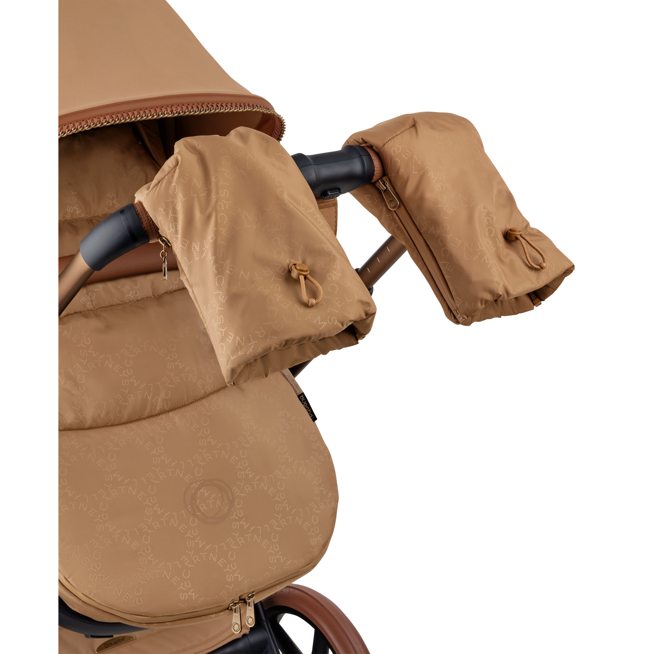 Bugaboo X StellaMcCartney mittens TOBACCO BROWN - Thumbnail Slide 2 of 6