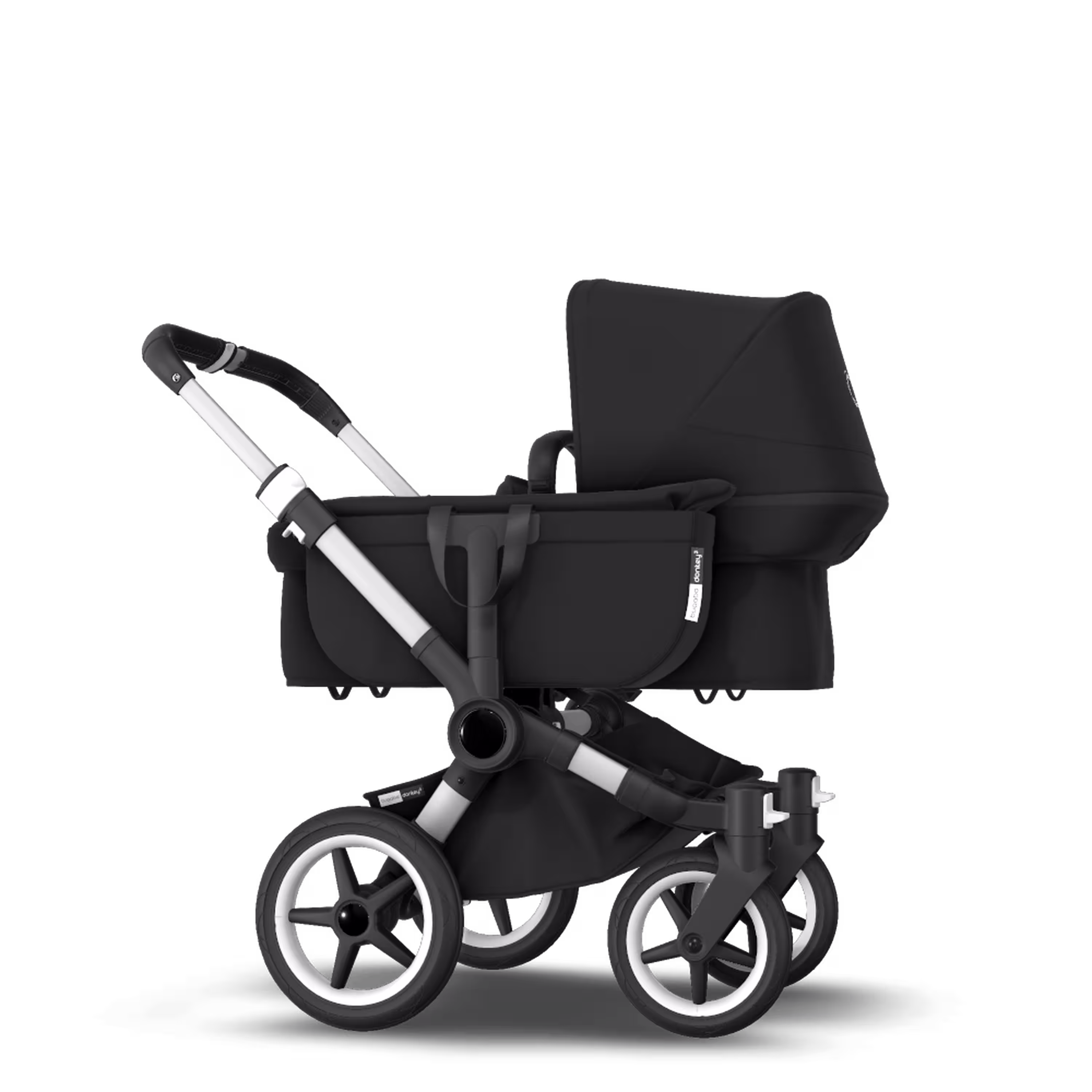 Bugaboo Donkey 3 Mono travel system black sun canopy, black fabrics, aluminium base - Main Modal Image Slide 5 of 15