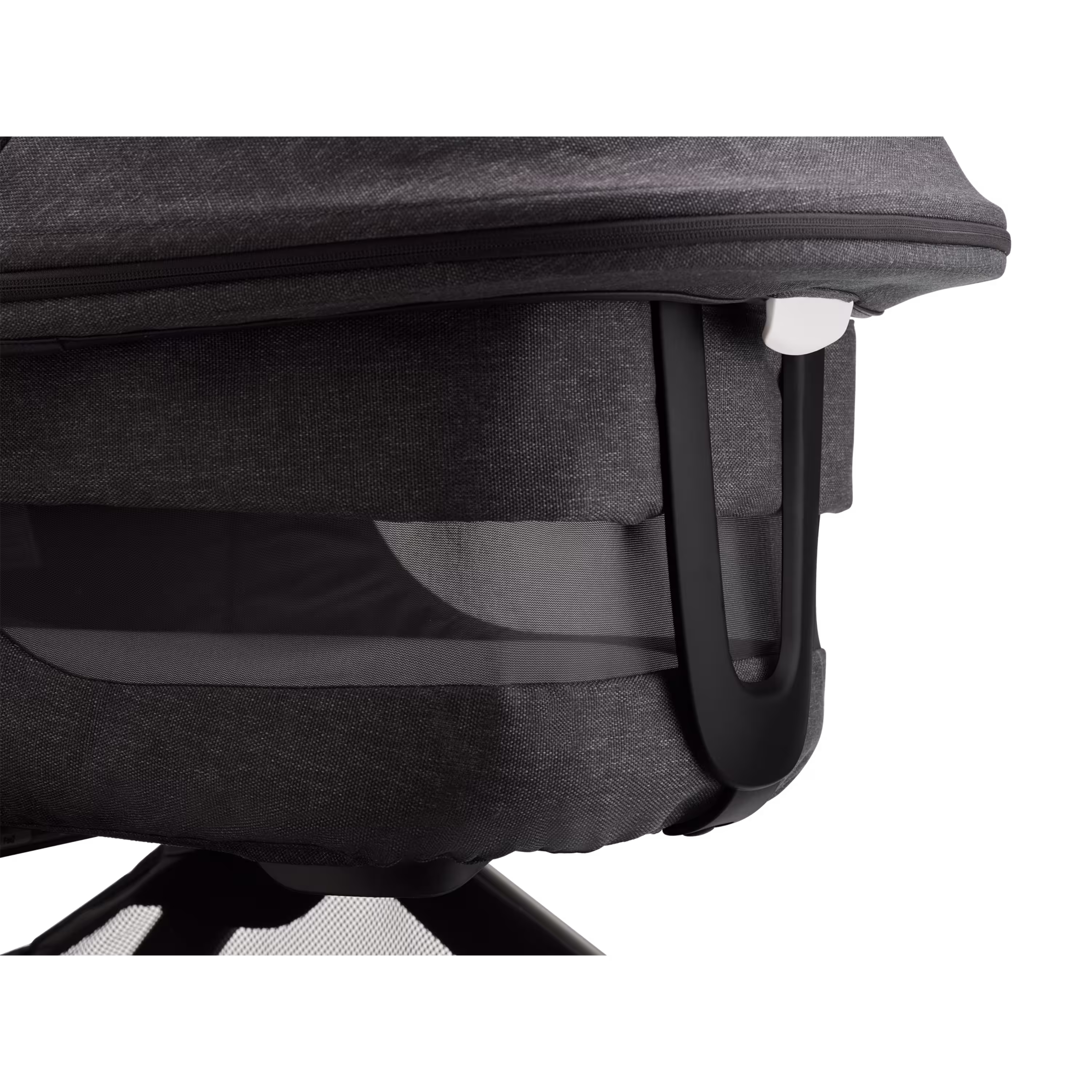 Bugaboo Fox 3 bassinet and seat stroller black base, mineral washed black fabrics, mineral washed black sun canopy - Main Modal Image Slide 6 of 15