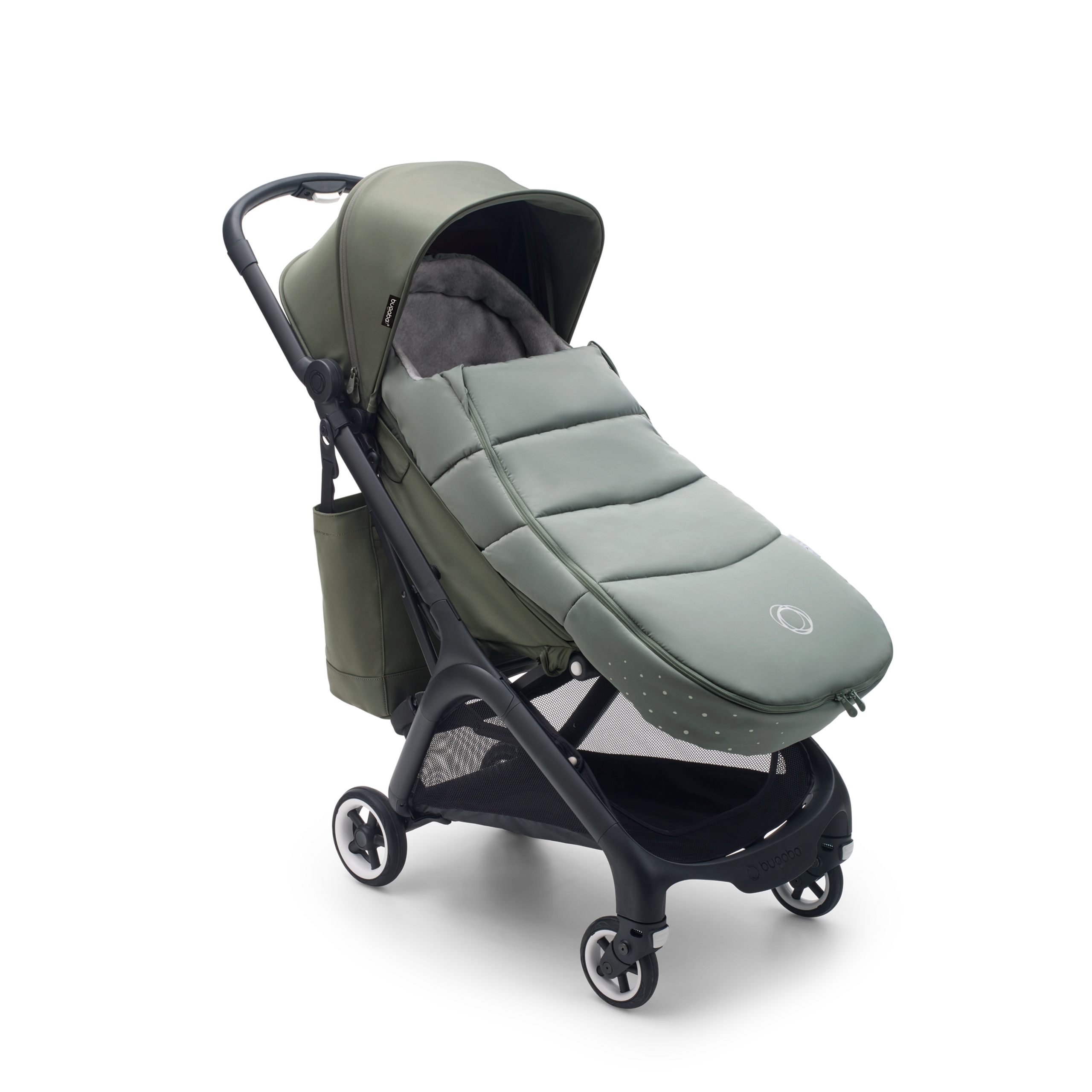 Bugaboo Butterfly travel stroller black base, midnight black fabrics, midnight black sun canopy - Thumbnail Slide 13 of 13