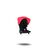 Bugaboo Ant style set complete BLACK-NEON RED - Thumbnail Slide 1 of 6