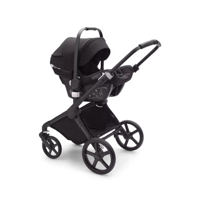 Refurbished Bugaboo Fox Cub complete UK BLACK/MIDNIGHT BLACK-MIDNIGHT BLACK - Main Image Slide 10 of 11