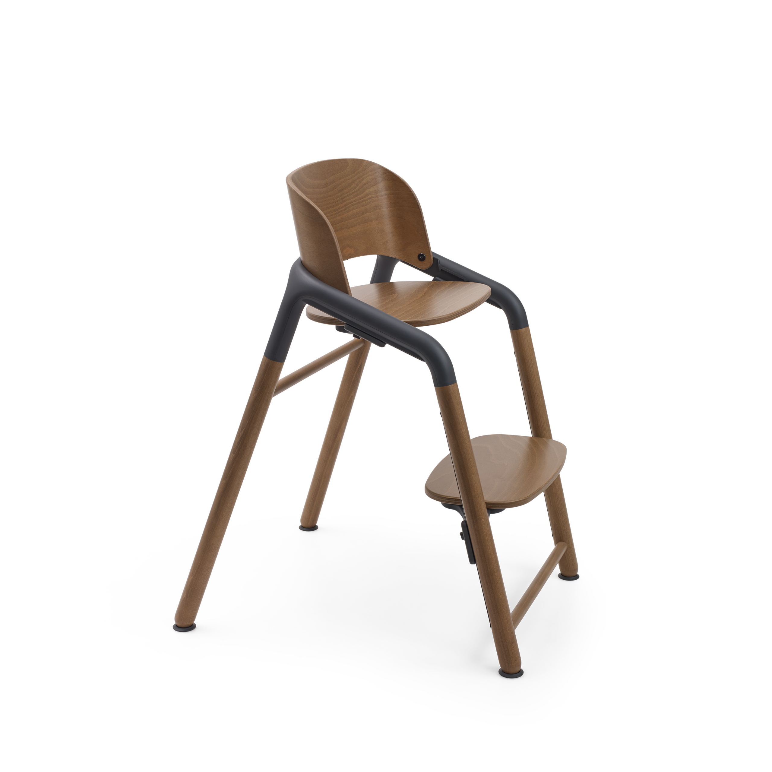 Bugaboo Giraffe chair in warm wood/grey. - Thumbnail Slide 1 of 6