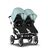 Bugaboo Donkey 3 Twin seat and bassinet stroller vapor blue sun canopy, black fabrics, aluminium base - Thumbnail Slide 5 van 9