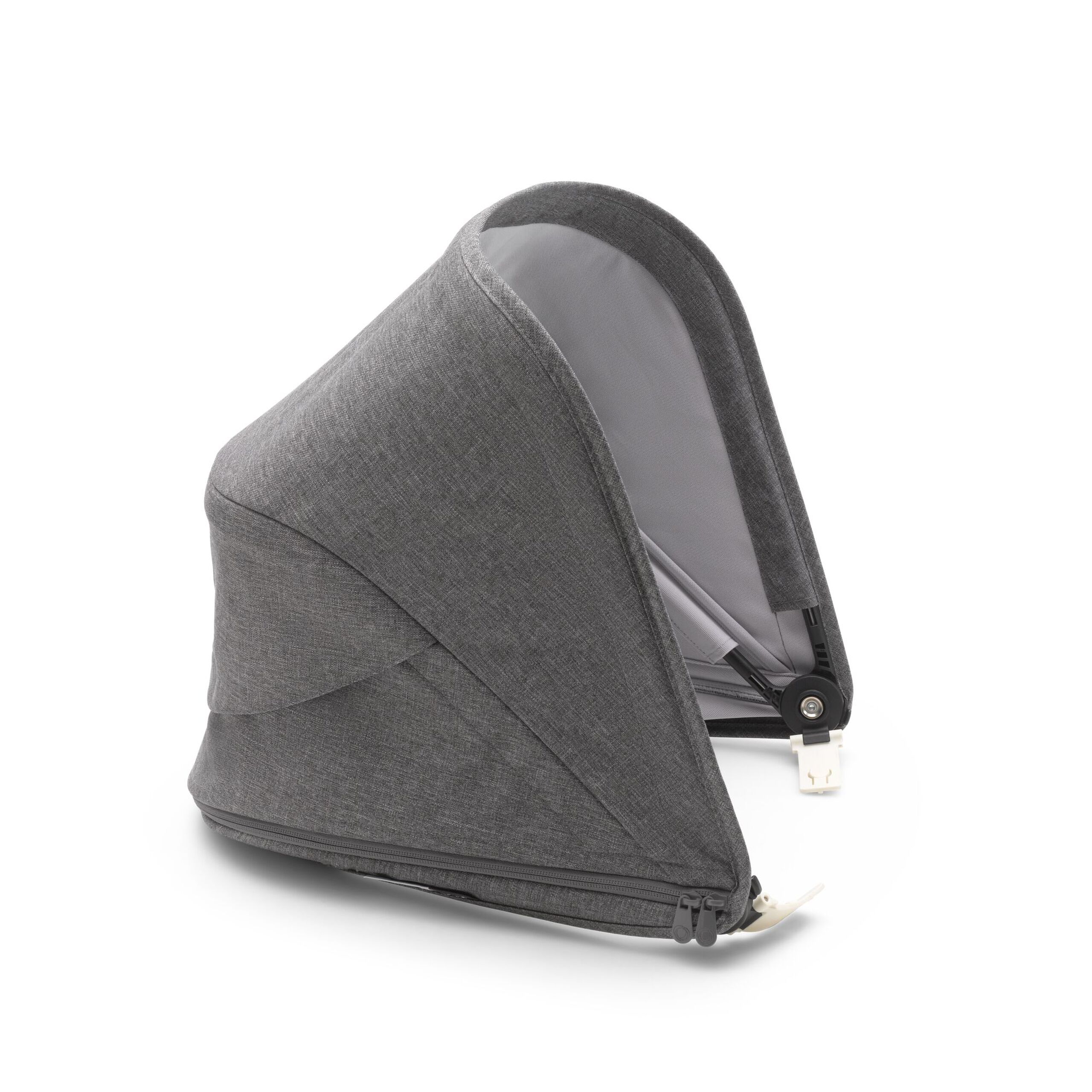 Refurbished Bugaboo Bee6 sun canopy GREY MELANGE - Thumbnail Slide 23 of 23