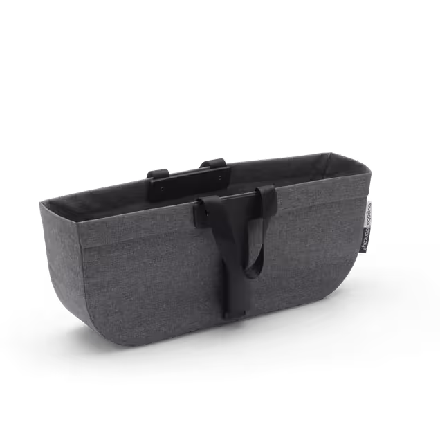 Bugaboo Donkey 3 side luggage basket | GREY MELANGE - Main Image Slide 2 of 3