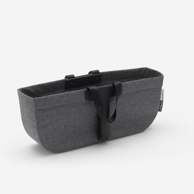 Bugaboo Donkey 3 side luggage basket | GREY MELANGE - Main Image Slide 2 of 3