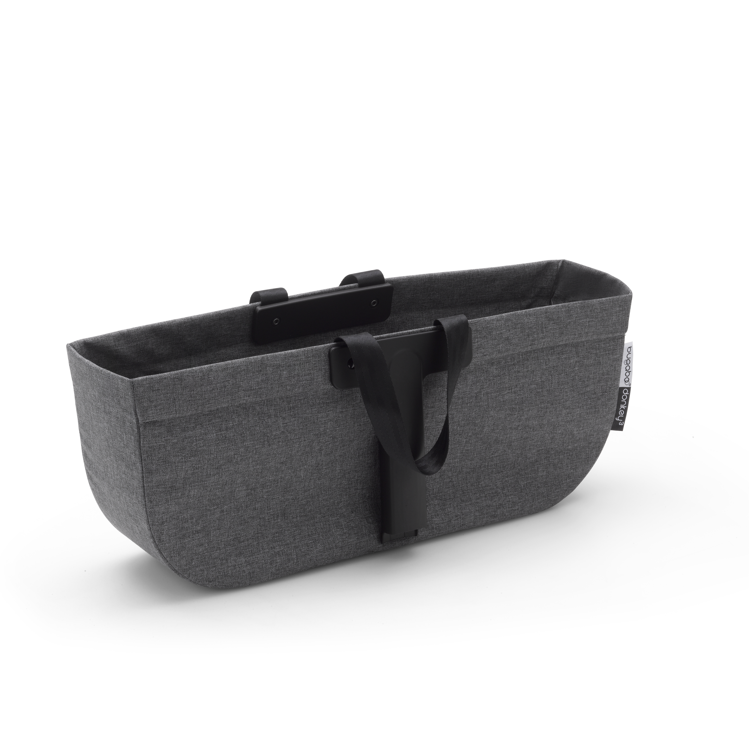 Bugaboo Donkey 3 side luggage basket | GREY MELANGE - Thumbnail Slide 2 of 3