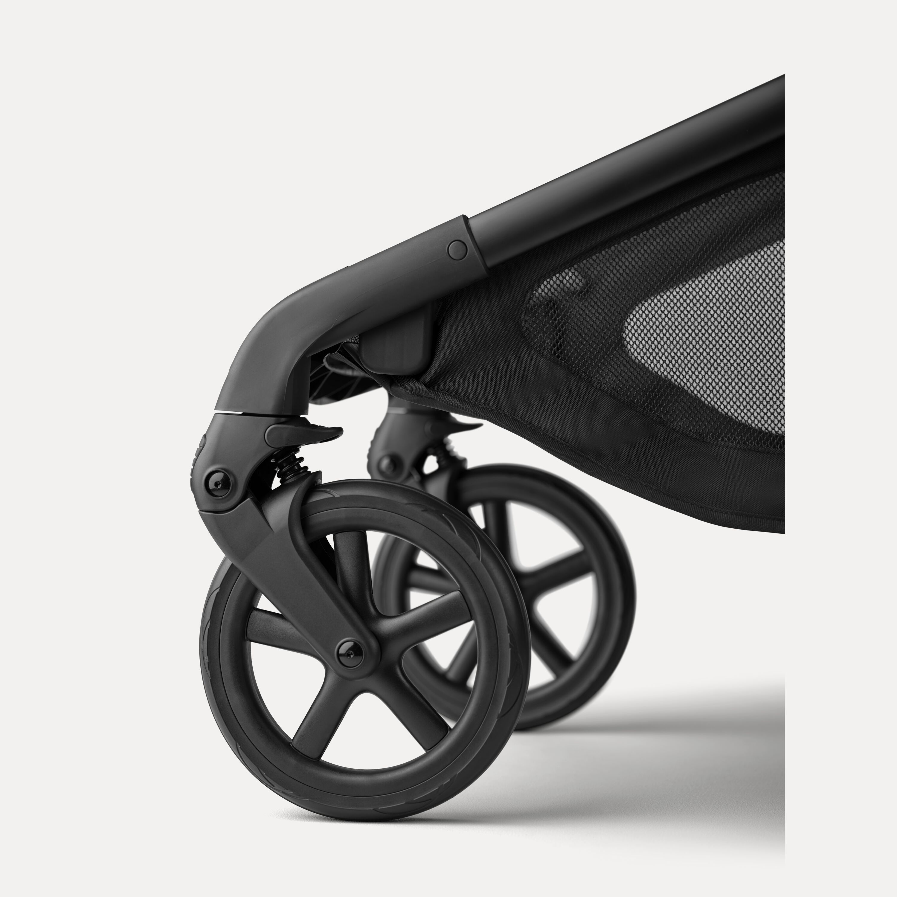 Bugaboo Kangaroo 2-in-1 stroller black base, forest green fabrics, forest green sun canopy - Main Modal Image Slide 9 of 18