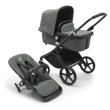 Bugaboo Fox Cub complete BLACK/FOREST GREEN-FOREST GREEN - view 1