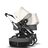 Donkey 2 Duo Fresh White Sun Canopy, Grey Melange Fabrics, Aluminium Chassis - Thumbnail Slide 4 of 6